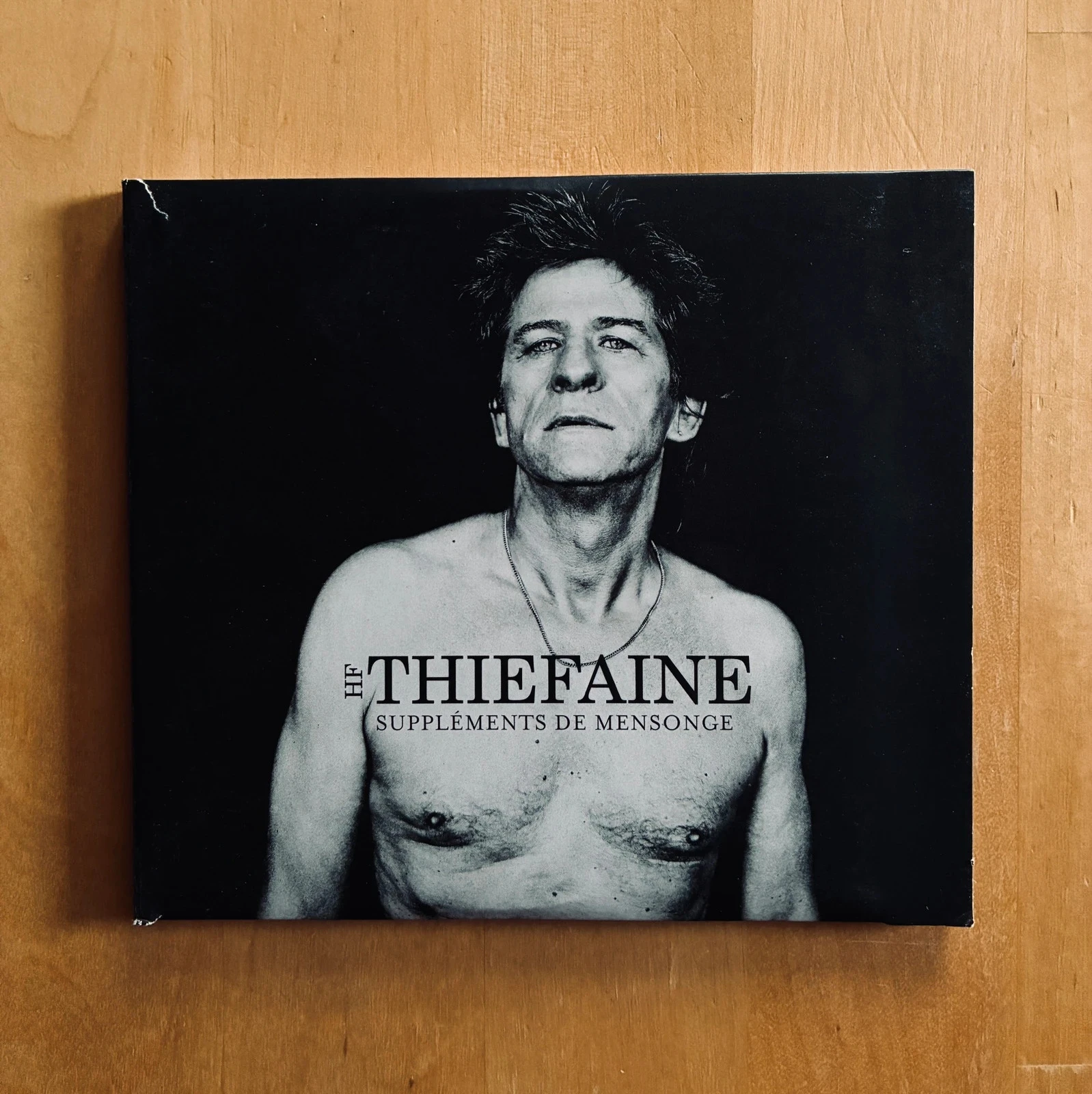 CD digipack HF Thiefaine Suppléments de mensonge.